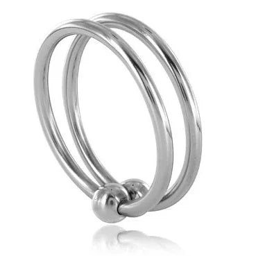 METAL HARD - ANILLA DOBLE ACERO 30MM - Nuvica