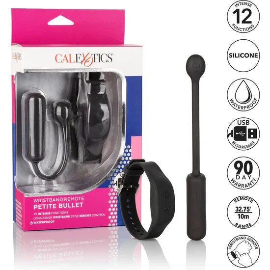 CALEXOTICS - BALA VIBRADORA PEQUEÑA CON PULSERA DE CONTROL - Nuvica