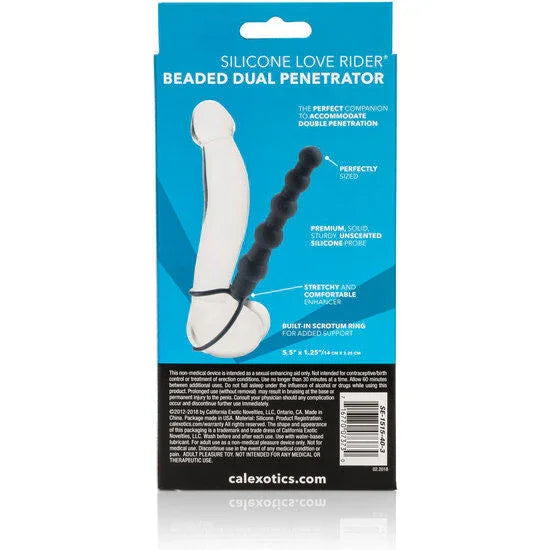 CALEXOTICS - BEADED DUAL PENETRATOR PENETRADOR DOBLE - Nuvica