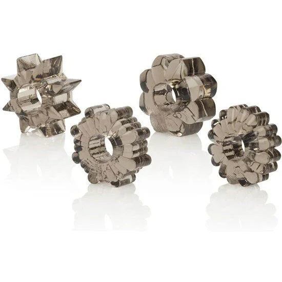 CALEXOTICS - BASIC SET 4 ANILLAS PENE TPR - Nuvica