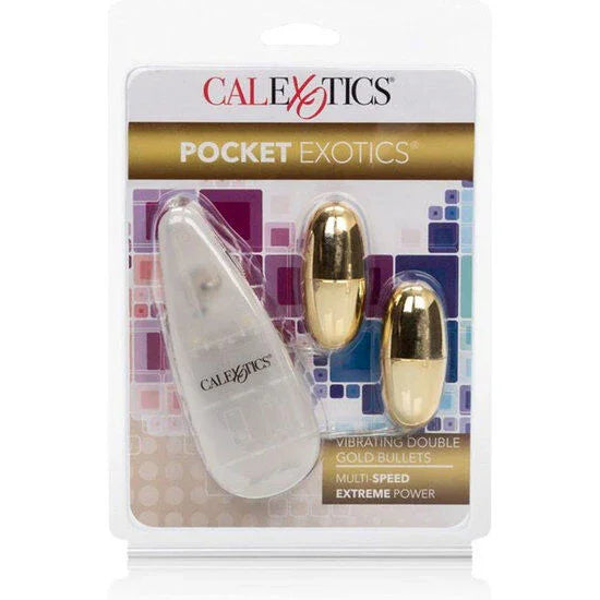 CALEXOTICS - BALAS VIBRADORAS DORADAS DUO GOLD - Nuvica
