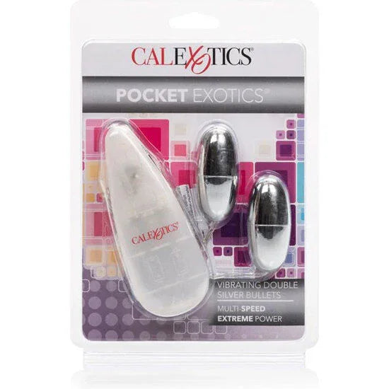 CALEXOTICS - BALAS VIBRADORAS DORADAS DUO SILVER - Nuvica
