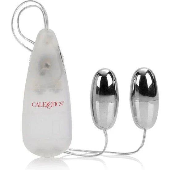 CALEXOTICS - BALAS VIBRADORAS DORADAS DUO SILVER - Nuvica