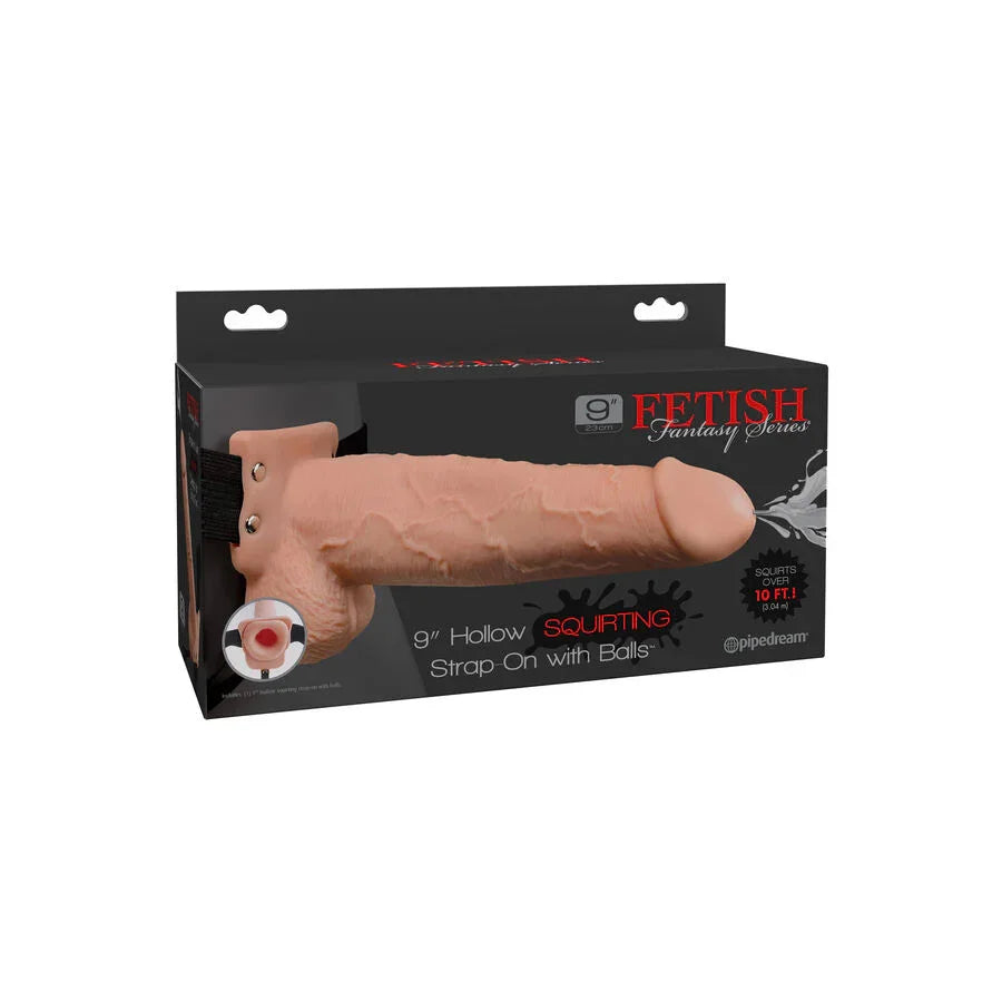 FETISH FANTASY SERIES - ARNÉS CON PENE REALÍSTICO EYACULADOR 22,9CM - Nuvica
