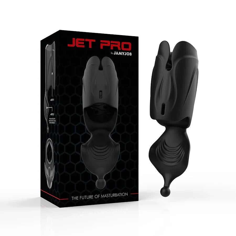 JAMYJOB - MASTURBADOR STROKER VIBRADOR 2 MOTORES - Nuvica