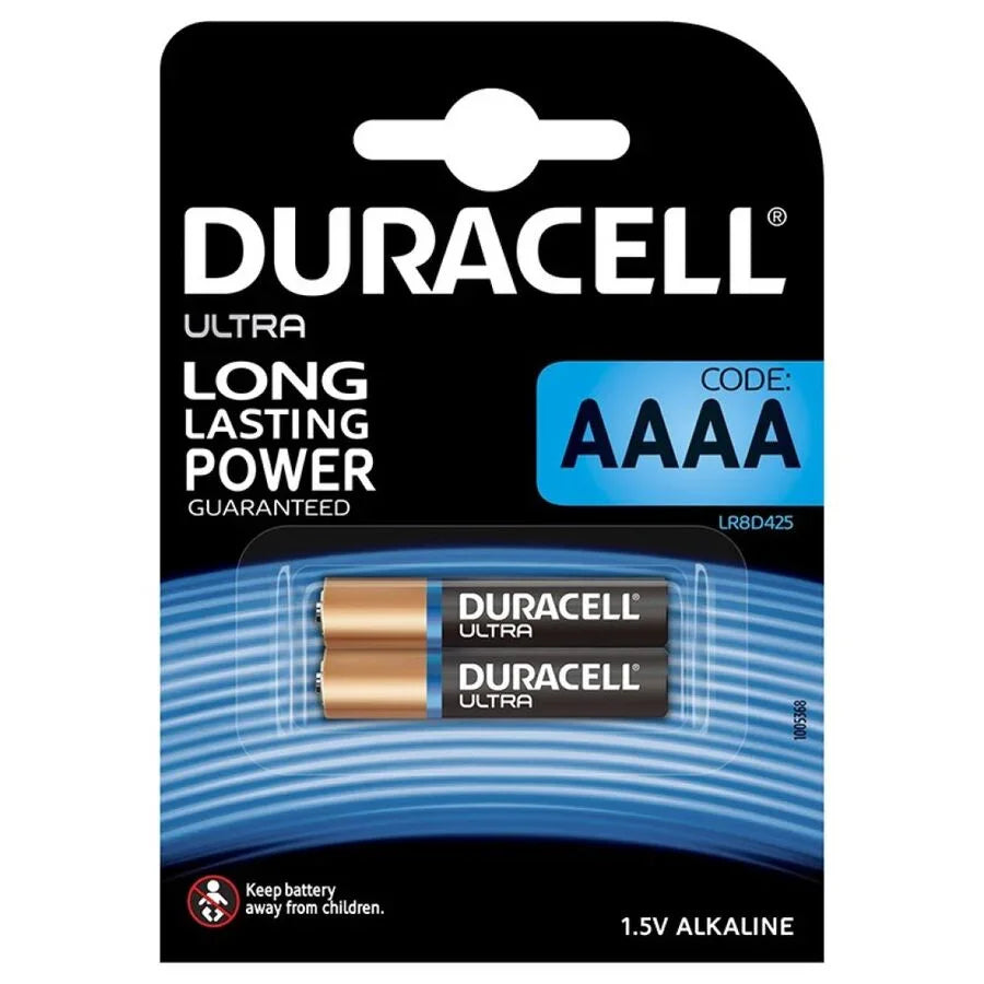DURACELL - ULTRA POWER PILA ALCALINA AAAA MX2500 1,5V BLISTER*2 - Nuvica