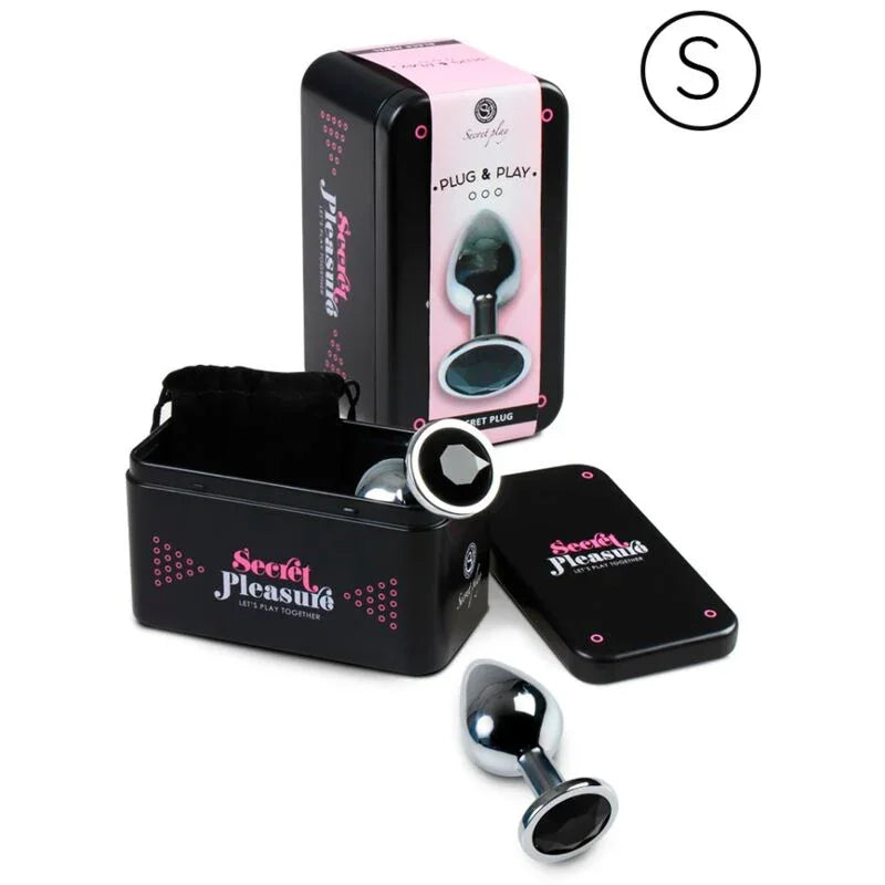SECRETPLAY - ANAL PLUG NEGRO S - Nuvica