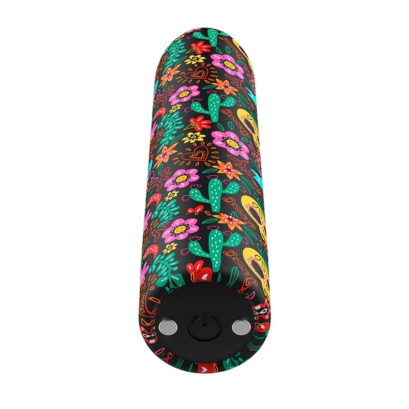 CUSTOM BULLETS - BALA RECARGABLE SKULL 10 INTENSIDADES - Nuvica