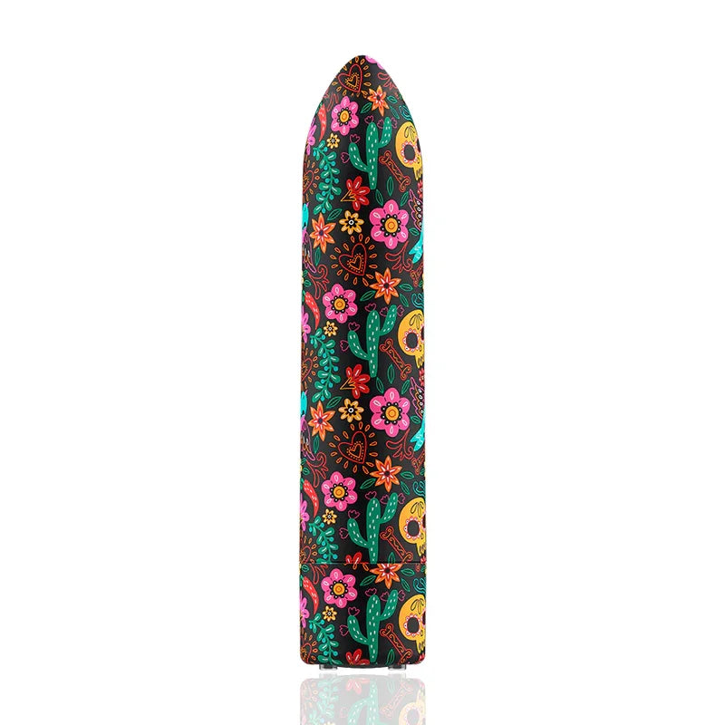 CUSTOM BULLETS - BALA RECARGABLE SKULL 10 INTENSIDADES - Nuvica