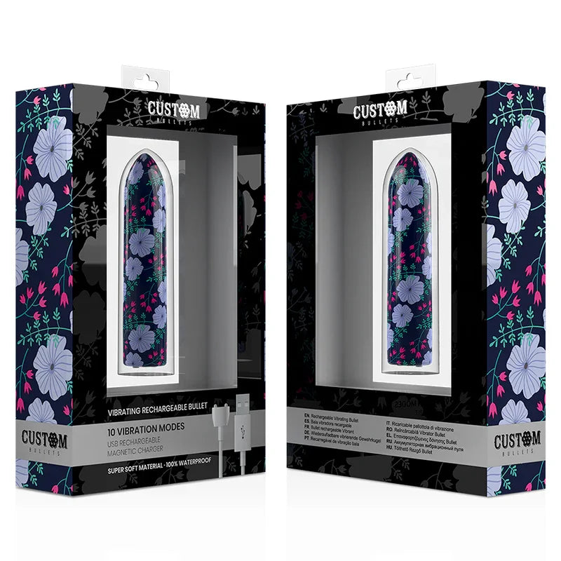 CUSTOM BULLETS - BALA RECARGABLE SPRING 10 INTENSIDADES - Nuvica