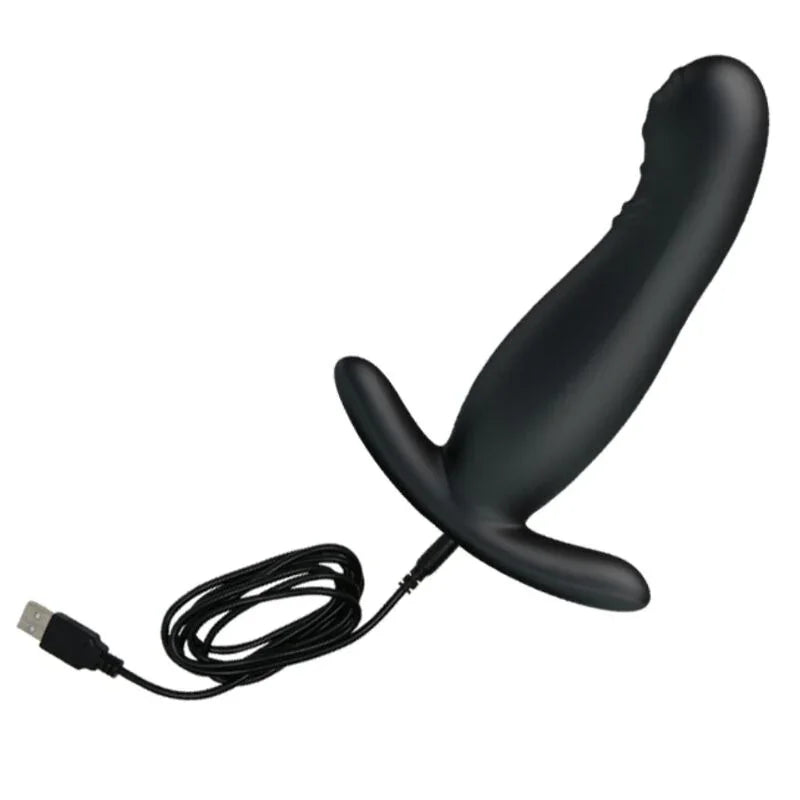 MR PLAY - MASAJEADOR DE PROSTATA NEGRO RECARGABLE - Nuvica