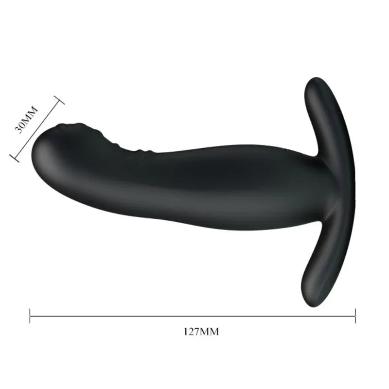MR PLAY - MASAJEADOR DE PROSTATA NEGRO RECARGABLE - Nuvica