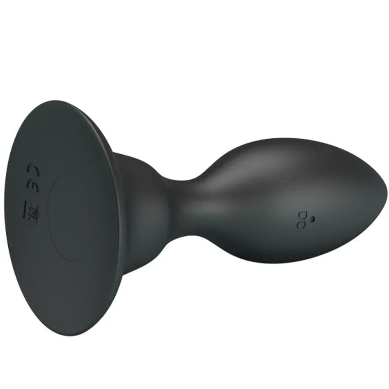 MR PLAY - PLUG ANAL CON VIBRACIÓN NEGRO CONTROL REMOTO - Nuvica