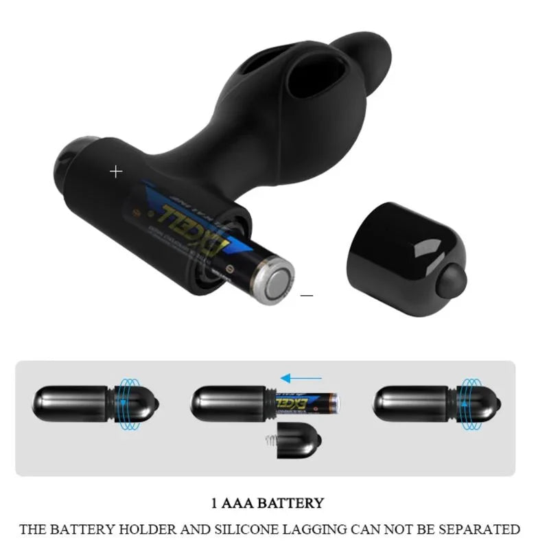 MR PLAY - PLUG ANAL DE SILICONA CON VIBRACIÓN - Nuvica
