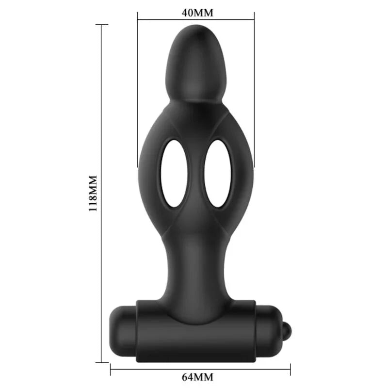MR PLAY - PLUG ANAL DE SILICONA CON VIBRACIÓN - Nuvica