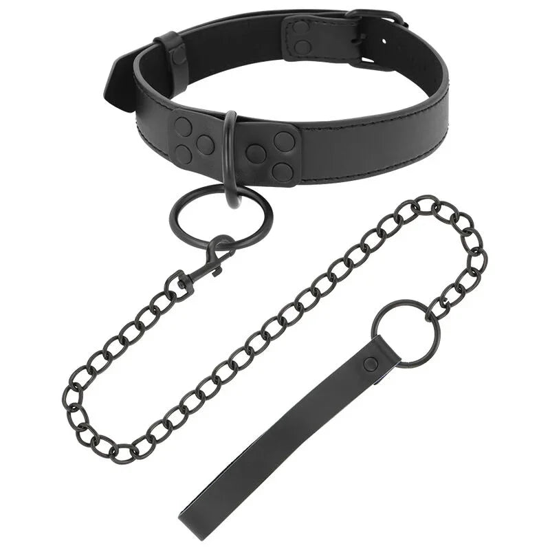 DARKNESS - COLLAR CON CADENA NEGRO - Nuvica
