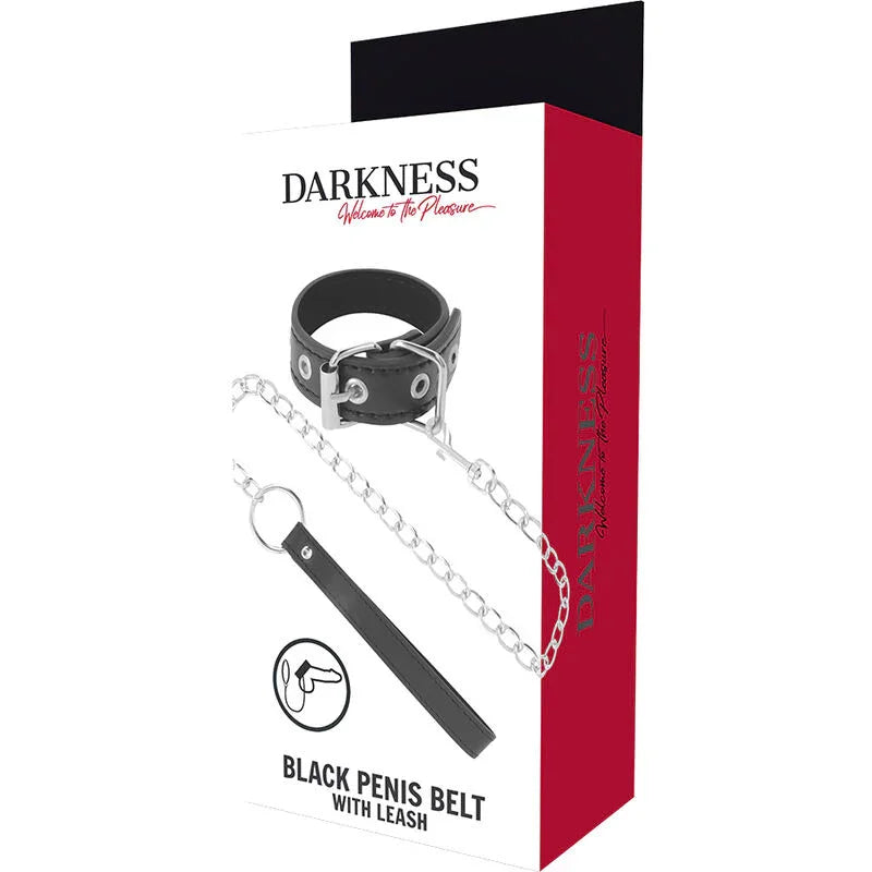 DARKNESS - ANILLA PENE CON CORREA - Nuvica