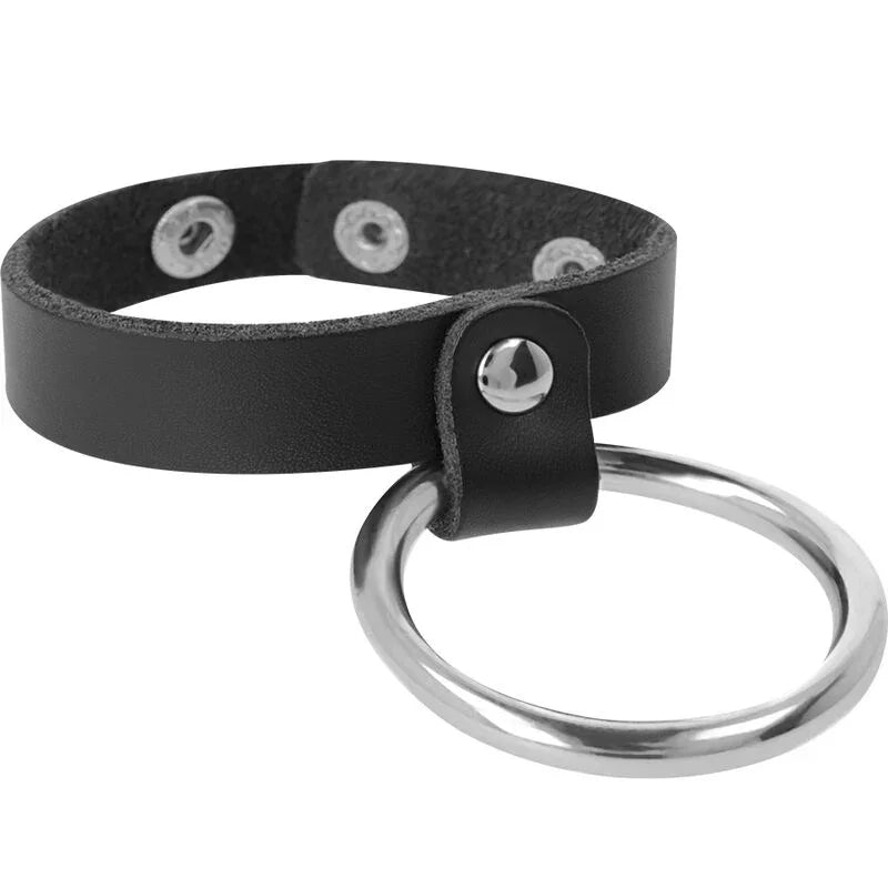DARKNESS - ANILLO DE METAL PARA EL PENE Y TESTÍCULOS - Nuvica