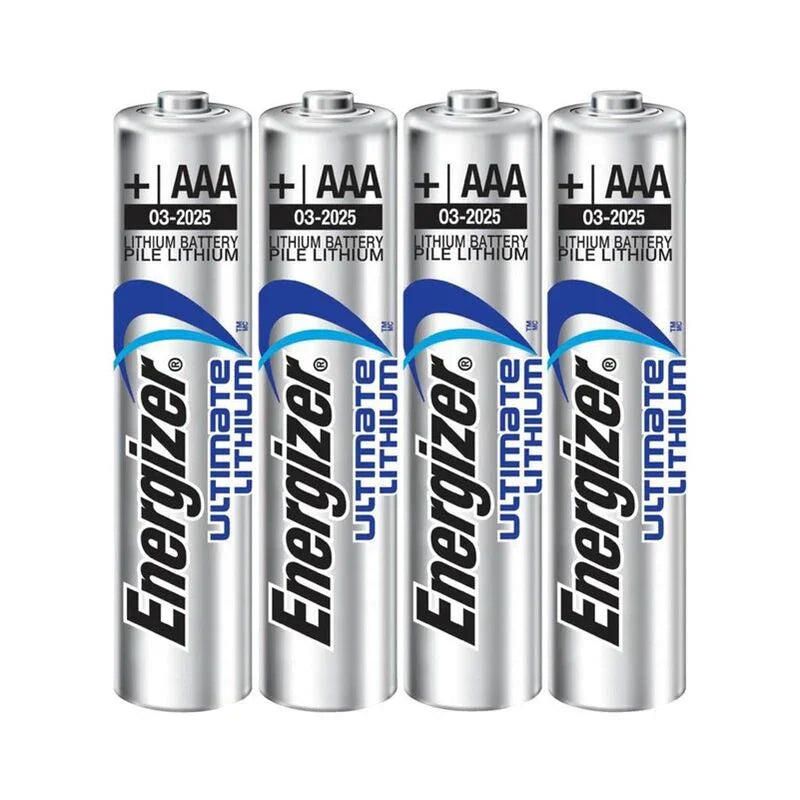 ENERGIZER - ULTIMATE LITHIUM PILA LITIO AAA L92 LR03 1,5V BLISTER*4 - Nuvica
