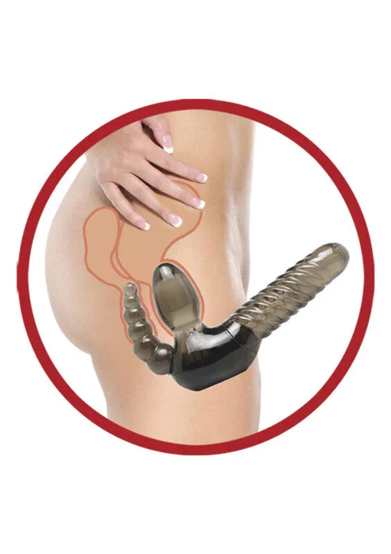 FETISH FANTASY SERIES - SERIES STRAPLESS ARNÉS SIN CUERDAS CON ESTIMULADOR ANAL - Nuvica