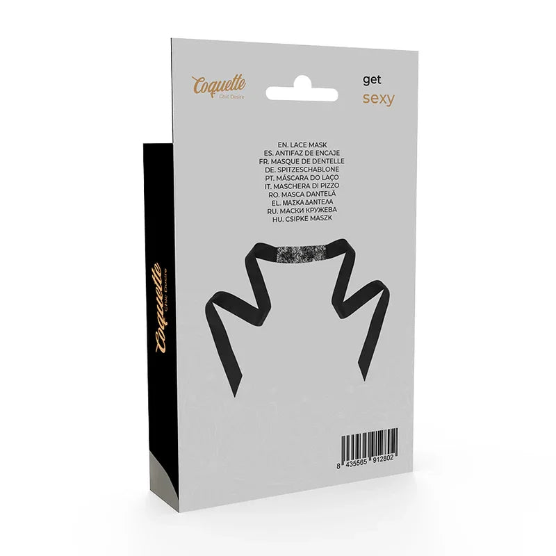 COQUETTE CHIC DESIRE - ANTIFAZ ENCAJE NEGRO CINTA - Nuvica