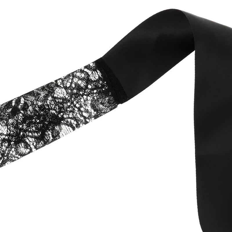 COQUETTE CHIC DESIRE - ANTIFAZ ENCAJE NEGRO CINTA - Nuvica