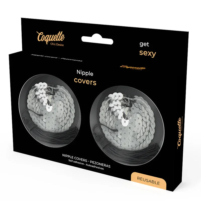 COQUETTE CHIC DESIRE - CUBRE PEZONES SILVER - Nuvica