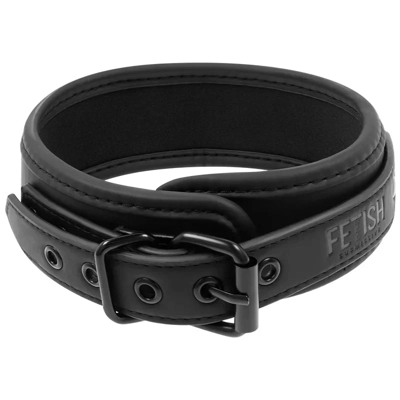 FETISH SUBMISSIVE - COLLAR CON CADENA CON FORRO DE NEOPRENO - Nuvica