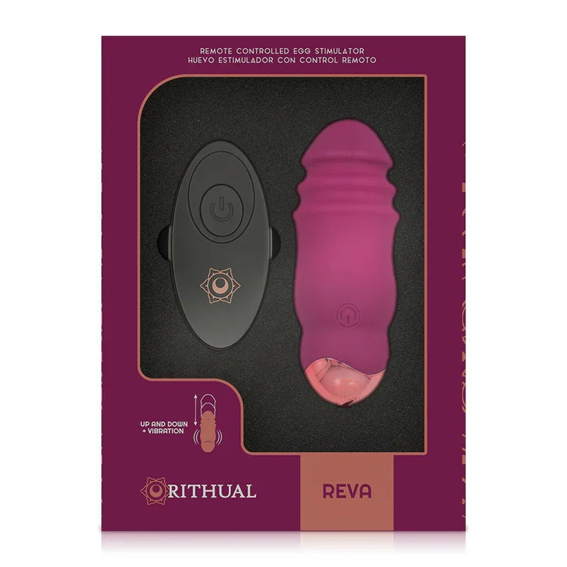 RITHUAL - REVA HUEVO CONTROL REMOTO SISTEMA UP&DOWN + VIBRACIÓN - Nuvica