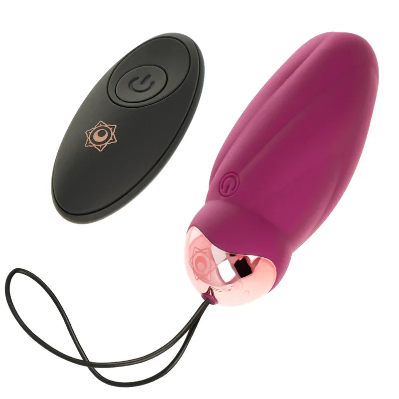 RITHUAL - SITA HUEVO CONTROL REMOTO ROTACIÓN DE PERLAS + VIBRACIÓN - Nuvica