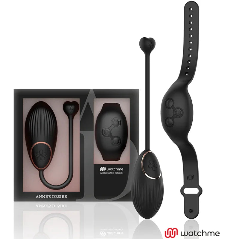 ANNE'S DESIRE - HUEVO CONTROL REMOTO TECNOLOGÍA WATCHME NEGRO - Nuvica