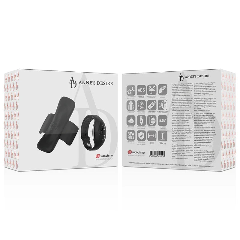ANNE'S DESIRE - PANTY PLEASURE TECNOLOGÍA WATCHME NEGRO - Nuvica