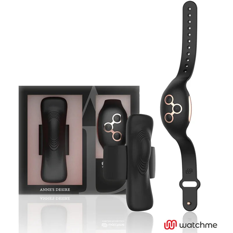 ANNE'S DESIRE - PANTY PLEASURE TECNOLOGÍA WATCHME NEGRO/GOLD - Nuvica