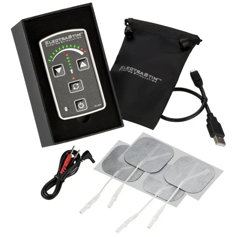 ELECTRASTIM - PACK ESTIMULADOR FLICK EM60-E - Nuvica