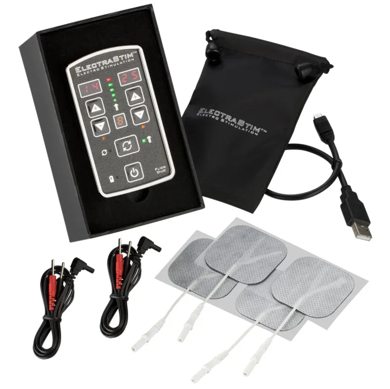 ELECTRASTIM - PAQUETE ESTIMULADOR FLICK DUO - Nuvica