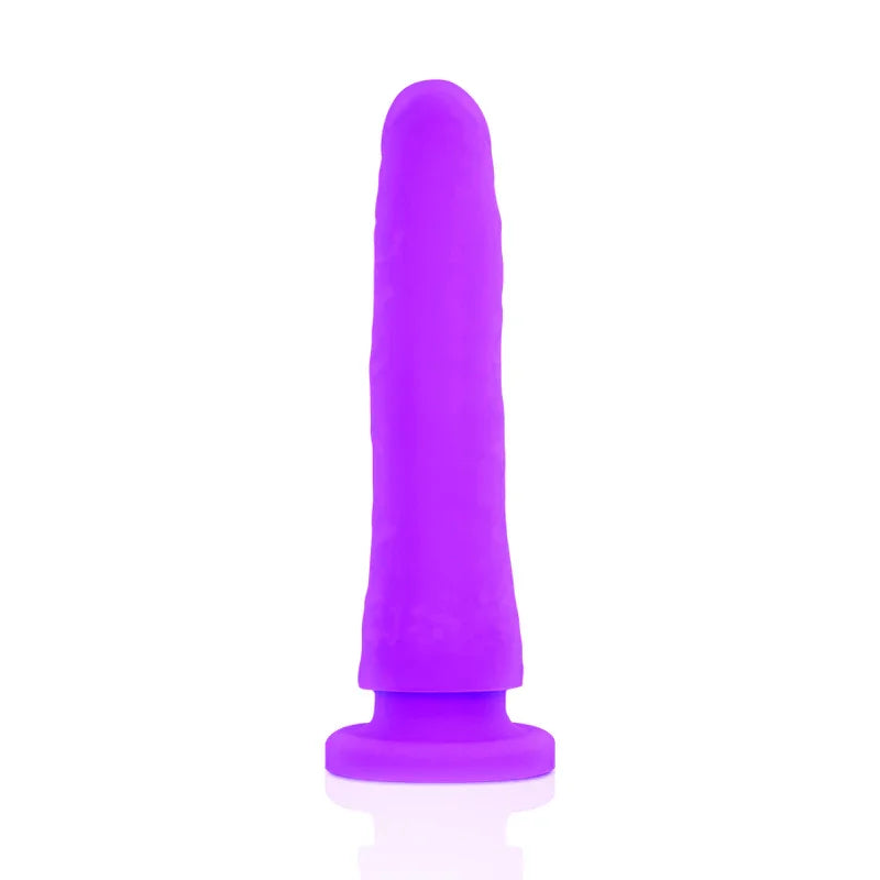 DELTA CLUB - DILDO REALISTA LILA SILICONA MEDICA 17 CM -O- 3 CM - Nuvica