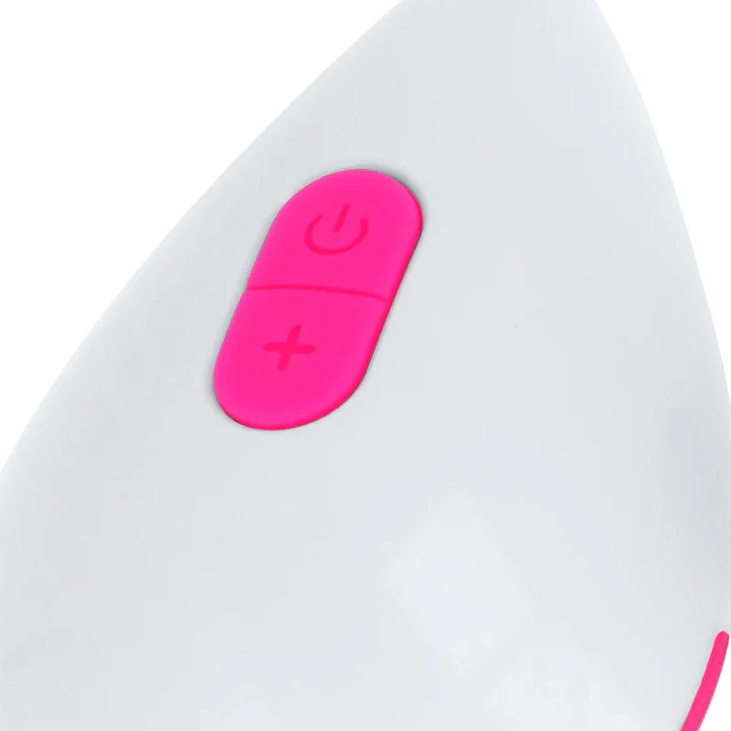 OHMAMA - HUEVO VIBRADOR 10 MODOS ROSA Y BLANCO - Nuvica