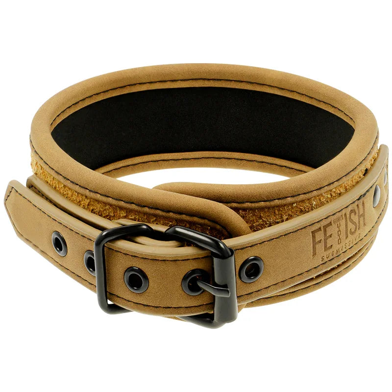 FETISH SUBMISSIVE ORIGEN - COLLAR CON CADENA CON FORRO DE NEOPRENO - Nuvica