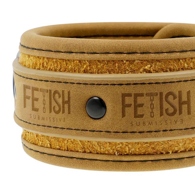 FETISH SUBMISSIVE ORIGEN - ESPOSAS TOBILLOS CUERO VEGANO CON FORRO DE NEOPRENO - Nuvica