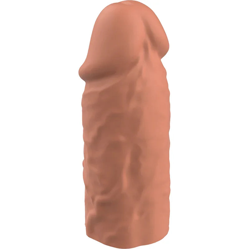 VIRILXL - EXTENSIÓN DE PENE LIQUID SILICONE V3 MARRÓN - Nuvica