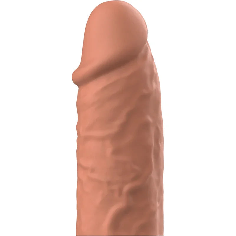 VIRILXL - EXTENSIÓN DE PENE LIQUID SILICONE V3 MARRÓN - Nuvica