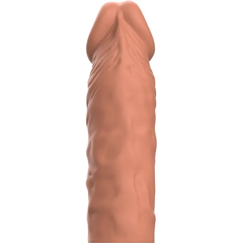 VIRILXL - EXTENSIÓN DE PENE LIQUID SILICONE V5 MARRÓN - Nuvica
