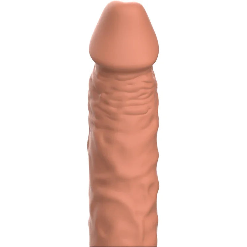 VIRILXL - EXTENSIÓN DE PENE LIQUID SILICONE V5 MARRÓN - Nuvica