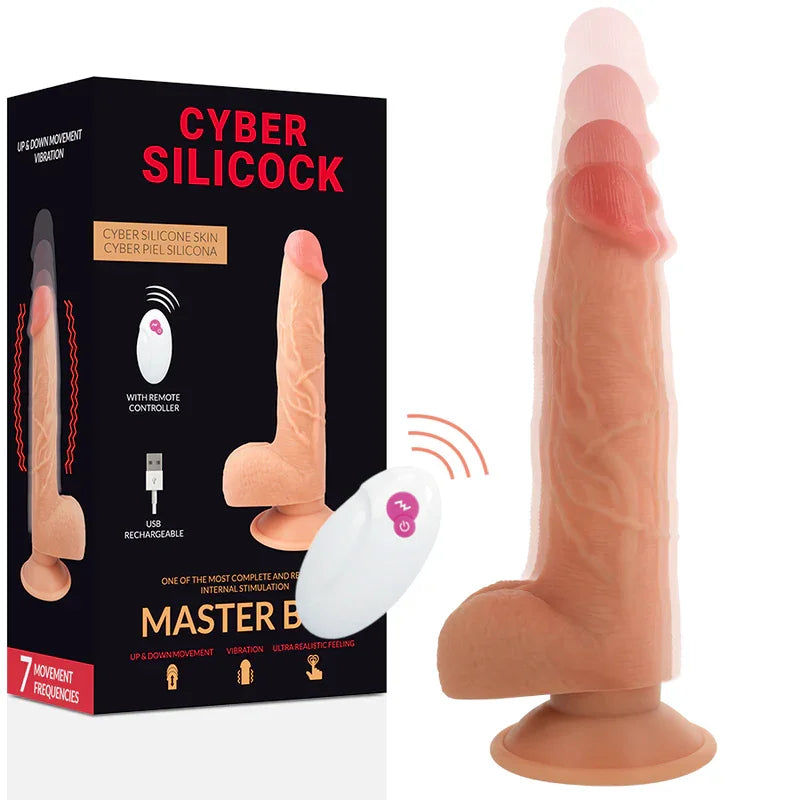 CYBER SILICOCK - REALÍSTICO CONTROL REMOTO MASTER BEN 23.88 CM -O- 4.3 CM - Nuvica