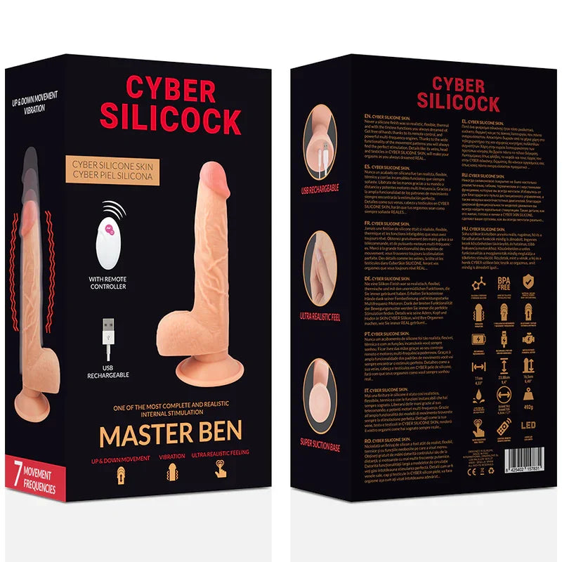 CYBER SILICOCK - REALÍSTICO CONTROL REMOTO MASTER BEN 23.88 CM -O- 4.3 CM - Nuvica