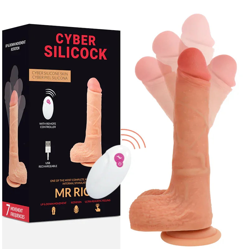 CYBER SILICOCK - REALÍSTICO CONTROL REMOTO MR RICK 20.9 CM -O- 4 CM - Nuvica
