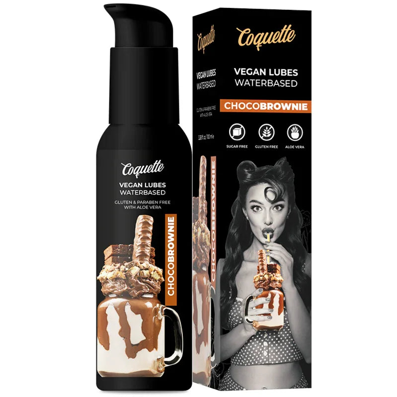 COQUETTE CHIC DESIRE - PREMIUM EXPERIENCE LUBRICANTE VEGANO CHOCOBROWNIE 100ML - Nuvica