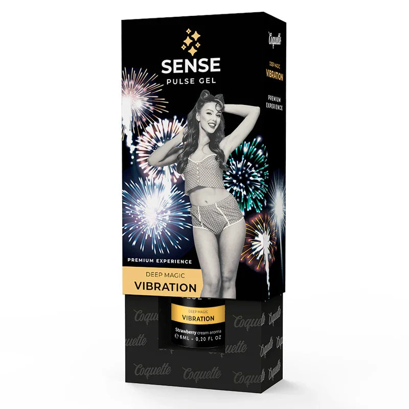 COQUETTE CHIC DESIRE - PULSE GEL FRESA VIBRACIÓN LIQUIDA PREMIUM 6ML - Nuvica