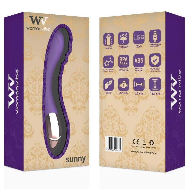 WOMANVIBE - SUNNY VIBRADOR RECARGABLE SILICONA - Nuvica