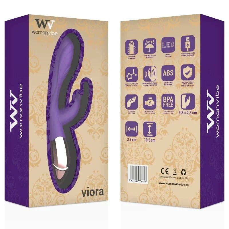 WOMANVIBE - VIORA VIBRADOR RECARGABLE SILICONA - Nuvica